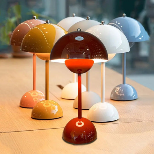 USB Rechargeable Mushroom Table Lamp