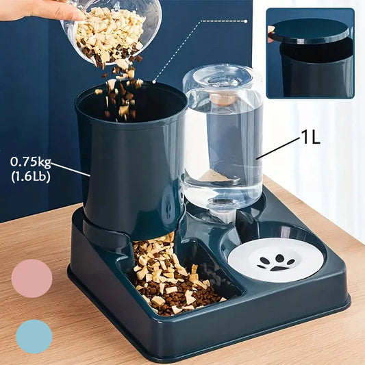 Automatic Pet Feeder And Water Dispenser